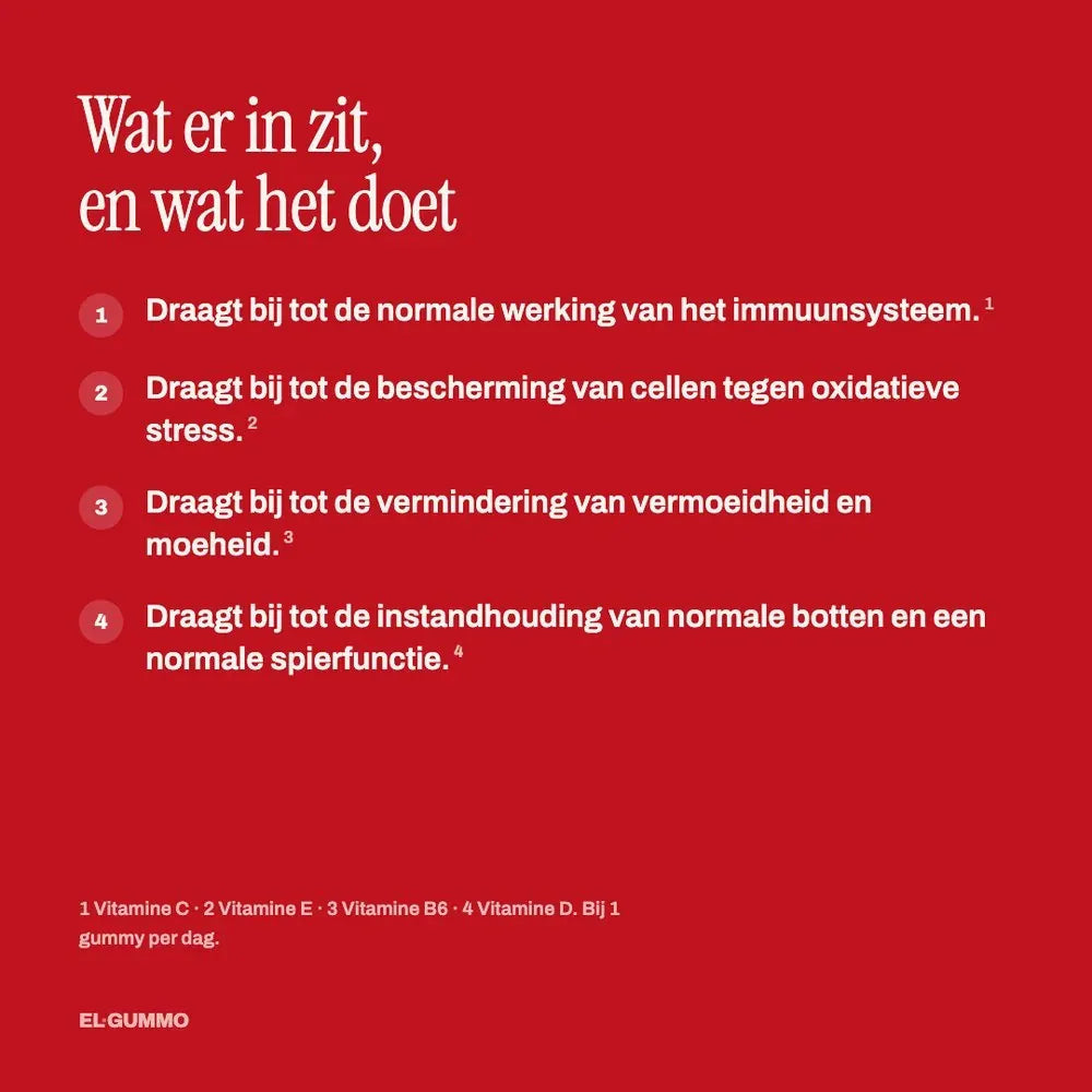 Toegestane claims bij de Cranberry Gummies